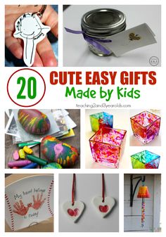 20 cute easy gifts made by kids that are perfect for valentine's day or any special occasion