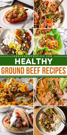 Want more simple dinner ideas? Here's a roundup of easy ground beef recipes! These healthy recipes with ground beef cater to a variety of needs. You can even find main dishes for dinner that are keto, low-carb, or gluten-free! Low Sodium Ground Beef Recipes Healthy, Ground Meat Recipes Healthy, Healthy Ground Meat Recipes, Ground Beef Recipe Healthy, Low Sodium Ground Beef Recipes, Low Calorie Ground Beef Recipes, Ground Beef Recipes For Dinner Healthy, Ground Beef Healthy Recipes