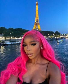 Catty Noir, Dyed Hair Inspiration, Pink Wig, Pretty Hair Color, Dope Hairstyles, 17th Birthday, Front Lace Wigs Human Hair, Hair Dye Colors, Baddie Hairstyles