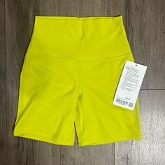 Align Shorts Lululemon Yellow Color Brand New Size 4 Yellow Biker Shorts For Workout With Built-in Shorts, Yellow Biker Shorts For Workout, Yellow Yoga Bottoms With Built-in Shorts, Yellow Yoga Shorts, Yellow Yoga Athletic Shorts, Yellow Athletic Shorts With Built-in Shorts For Yoga, Yellow Athletic Shorts For Yoga, Yellow Yoga Activewear Shorts, Yellow Short Activewear For Yoga