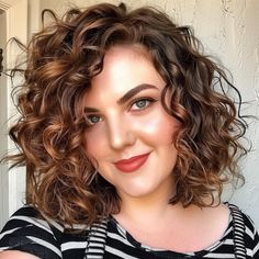 50 Best Perm Hairstyles for Natural Looking Curly Hair Perm Medium Hair Length, Types Of Perms For Short Hair, Body Perms For Fine Hair, Curly Perm Before And After, Short Hair Perm, Shoulder Length Permed Hair, Perm Before And After, Loose Perm, Curly Perm