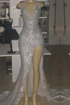 Prom Girl Dresses, Floor Length Prom Dresses, Sequin Party Dress, Looks Black, Silver Sequin, Formal Evening Dresses, Pink Candy, Prom Dresses Long, Occasion Dresses