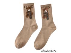 Discover the perfect blend of nostalgia and style with our Beige Teddy Bear Cozy Crew Socks! 🌟 These socks are more than just a cozy accessory; they are a statement of fun and retro charm. Crafted with a combination of quality materials, these socks promise both comfort and durability, making them a must-have addition to your wardrobe. 🧸 **Unique Design Adorned with adorable teddy bear motifs, these socks are perfect for adding a touch of cuteness to any outfit. 🧦 **Ultimate Comfort Made from Teddy Bear Patterns, Beige Teddy Bear, Bear Patterns, Teddy Bear Pattern, Bear Pattern, Cool Socks, Casual Socks, Comforters Cozy, Socks And Hosiery