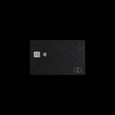 an apple credit card is shown in the dark