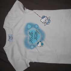 Hello Kitty Blue Shirt Small Hello Kitty T-shirt, Hello Kitty Shirt, Hello Kitty T Shirt, Cat Shirts, Blue Shirt, Forever 21 Tops, Shirt Color, Colorful Shirts, Forever 21