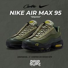 🌿 | Corteiz X Nike Air Max 95 "SEQUOIA" 🔸Consulte agora no site na bio!🔸 ------------------------------------------ 📦| Todos os modelos são enviados completos 🧦| Enviamos um par de meia de brinde ❎| Selo de autenticidade STOCK X 💳| Parcelamos em 2x sem juros ou até 12x com juros ------------------------------------------ FRETE GRÁTIS PARA TODO O BRASIL🇧🇷 ------------------------------------------ 🔸Use @dripdosupz e largue o resto🔸 #calçados #calcados #tenisfeminino #lojadesapato #lojadet...