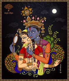 Radha Krishna Rasleela, Ancient Indian Paintings, Kerala Mural Painting, Animal Portraits Art, Pichwai Paintings, Sri Krishna