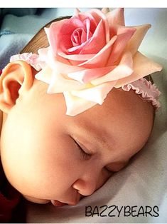 Pink Flower Headband Flower Headband Newborn Headband Photo - Etsy Serbia Headband Wedding Hair, Pink Flower Headband, Winter Newborn, Die Rose, Smash Cake Boy, Birthday Headband, Green Cake, Rose Headband, Wedding Rose