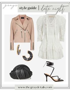 how to style a white dress with black heels a black purse and black earrings with a pink leather jacket Spring White Cover-up For Day Out, White Cover-up For Daywear In Spring, White Forever 21 Dress For Date Night, Chic White Vacation Cover-up, White Beach Dress Cover-up For Resort Season, Colors Of Fall