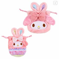 Name: Japan Sanrio Characters Easter Rabbit Drawstring Pouch Size: 21×5×21.5cm approx. Material: Polyester/PVC Age:15&Up *Due to different measurement methods, the actual measurement may vary between a normal range of 1 to 3 cm *Actual product, size and color may differ due to lighting, display screen, photography style and other factors. The display picture and size are for reference only. Cute Pink Bunny Design Bags, Kawaii Pink Pouch For Gifts, Cute Fluffy Bunny, Screen Photography, My Sweet Piano, Pop Characters, Rabbit Collection, Brand Pop, Aulani Disney Resort