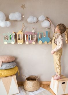 Train Shelf, Circus Train, Kids Deco, Magic Wands, Baby Room Inspiration, Express Train, 4 Elements, Nursery Room Inspiration, Kids Interior Room