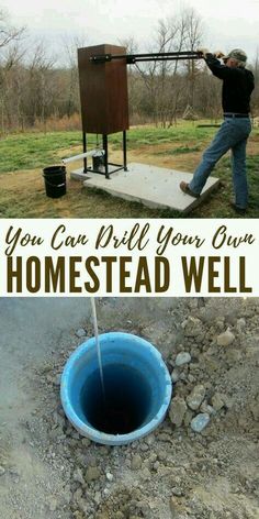 1000 Lifehacks, Hole In The Ground, Off Grid Survival, Water Well Drilling, Homesteading Diy, Water Source, Homesteading Skills, Survival Life Hacks, Buy Fish