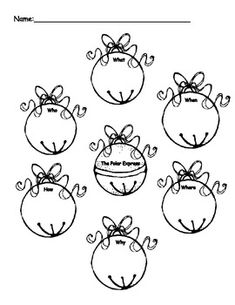 christmas ornament worksheet for students to practice their language skills and writing