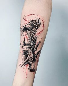 Small Samurai Tattoo, Samurai Arm Tattoo, Samurai Forearm Tattoo, Japanese Forearm Tattoo, Samurai Tattoo Sleeve, Meaningful Tattoos For Men, Trash Polka Tattoo Designs, Japanese Tattoos For Men