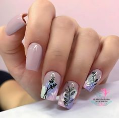 Quick Nail Art, Neon Acrylic Nails, Sassy Nails, Subtle Nails, Summer Acrylic Nails, Nail Art Hacks, Floral Nails