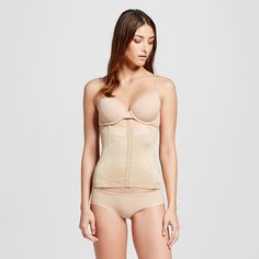 Get the hour glass look you want with the Maidenform Self Expressions Waist Nipper (Style SE3067). This Waist Nipper is Firm control for added shaping, yet comfortable to wear everyday. This waist cincher helps minimize any bumps or bulges in your midsection for a sleek, slimming and smooth look under your clothes. Front hook and eye closure for easy on and off. Waist Snatchers, Shaping Tights, Waist Trimmer, Hour Glass, Waist Cincher, Black High Waist, Long Torso, Sleek Look, Shapewear