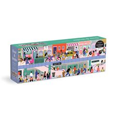 PRICES MAY VARY. 1,000-PIECE PUZZLE – A fun challenge, the Over & Under 1000-Piece Panoramic Puzzle from Galison features a bold and brightly illustrated snapshot of city life, above ground and underground. STUNNING DETAILS – This landscape puzzle features a colorful illustration of life in downtown Manhattan. The perfect family time activity! HIGHEST QUALITY MATERIALS – Galison uses continuous quality control checks during production to ensure there is virtually no puzzle dust. EASY HANDLING – Family Time Activities, Slime Galaxy, Autumn Puzzle, 300 Piece Puzzles, Halloween Parade, Family Puzzles, Colorful Illustration, Puzzle Box, Fun Challenges