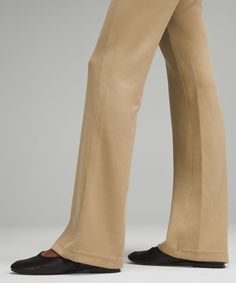 Luxury Look, Lounge Feel. These Flared Pants Are Soft On The Outside And Sleek Next To Skin. Designed For Casual. Flares Out From The Knee To Hem:33" Inseam, Intended To Skim The Floor For Heights Of 55"-58". Back Drop-In Pocket. Wide, Ribbed Internal Waistband Is Soft Next To Skin, Stays Put, And Creates A Sleek Look. | Ribbed Softstreme Flared Pant Regular Luxury Look, Peach Fuzz, Flared Pants, Women's Pants, Sleek Look, The Floor, Flare Pants, The Knee, Pants For Women