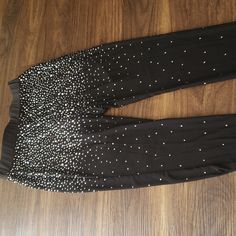 Nwt Rare Bebe Limited Edition Sheer / Transparent Swarovski Rhinestone Crystal Leggings Size- Xs Top To Bottom Of Pant- 36" Across- 11", But Has Elastic Band For Stretch No Rips, Stains, Tears, Missing Crystals Or Defects Sales Final Comes With An Extra Bag Of Crystals Silver Bottoms With Rhinestones For Night Out, Silver Embellished Fitted Bottoms, Bedazzled Fitted Bottoms For Party, Bedazzled Fitted Party Bottoms, Bag Of Crystals, Rhinestone Leggings, Black Sequin Leggings, Studded Leggings, Glitter Leggings