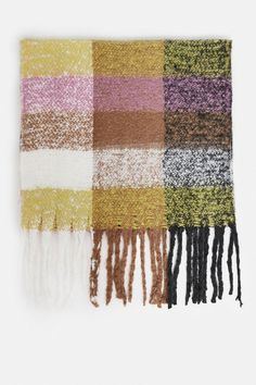 Large Bold Check Scarf Check Scarf, Checked Scarf, Quick Delivery, Gloves, Shop Now, Buy Online