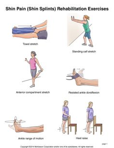 an exercise poster shows how to do the same exercises as you are doing in different places