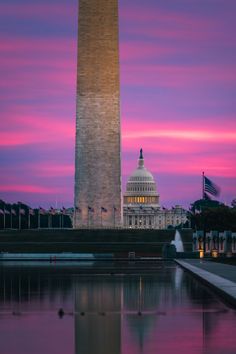 Purple Sunrise in Washington DC Foggy Bottom Washington Dc, Washington Dc Politician Aesthetic, Dc Aesthetics Washington Dc, White House Washington Dc, Washington Dc Sunset, Washington Dc Landmarks, Washington Dc Black And White, United States Capitol, Visit Dc