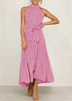 Polka Dot Dresses: 20s, 30s, 40s, 50s, 60s Dresses 50s, 50s Dresses, Vintage Clothes, Pink Polka Dots, Mode Vintage, Bra Styles