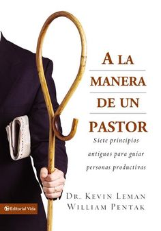 a man in a suit holding an umbrella with the words la manera de un pastor