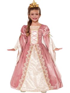 Rose Princess Dress, Saint Costume, Rose Costume, Costume Carnaval, Rose Girl, Fancy Costumes, Pink And White Dress, Princess Dress Up, Happy Funny