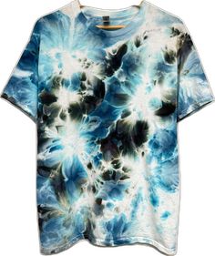 Watercolor Tie Dye, Black Watercolor, Tie Dye T Shirts, Dye T Shirt, Hand Dyeing, Blue Black, Gender Neutral, Tie Dye, Dye