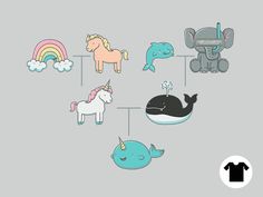 an image of animals that are connected to each other on a gray background with the words, what do you think?