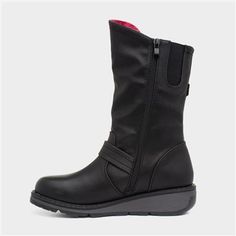 Calf Length Boots, Boots Mid Calf, Shoe Zone, Winter Walk, Black Boots Women, Calf Boots, Mid Calf Boots, Shoe Care, Womens Heels