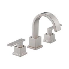 two handle bathroom faucet with side spray