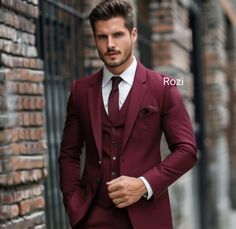 >You are Welcome To Our Shop. We Are Specialist of Men's Suits, Velvet Suits, Linen Suits, Tweed Winter Suits, Wedding Suits, Suits For Grooms And Suits For Groomsmen.  Men Suits Designer Tuxedo Green and Black 3 Piece Slim Fit Elegant Formal Fashion Suits Groom Wedding Suits Stylish Suits Bespoke For Men > Introduce our Latest Range of Man Suit, Complete 3 Piece And 2 Piece Suits Designed in India Hand Crafted By Master Tailors, Straight From Factory to Your Door. Fabric - Premium Terry Rayon F Suits For Groomsmen, Suit For Groom, 3 Piece Suit Wedding, Designer Tuxedo, Maroon Suit, Suits Groom, Mens Wear Wedding, Suit Man, Winter Suits