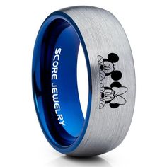 Mickey Mouse Ring, Minnie Mouse Ring, Mickey and Minnie Ring, Mickey Mouse Wedding Band, Disney Wedding Band, Disney Ring, Silver Tungsten Wedding Ring, Disney Jewelry Christian Wishes, Disney Ring, Mickey Mouse Wedding, Disney Wedding Rings, Mickey Mouse Ring, Mouse Ring, Types Of Wedding Rings, Disney Rings, Wedding Rings Sets His And Hers