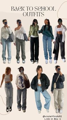 outfit invernali scuola, back to school outfits, fall outfits, cargo pants, fall aesthetic, fashion inspo, school outfits, college outfits, fall 2023 fashion trends, fashion trends 2023, fall fashion, fall outfits women, outfits aesthetic Women Outfits Aesthetic, Cargo Outfits Women, Fall Aesthetic Fashion, Outfits Fall 2023, Outfits Cargo Pants, School Outfits College, College Outfits Aesthetic, College Outfits Fall, 2023 Fall Fashion