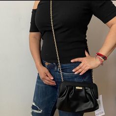 Kensie Chain Crossbody Bag. With 2 Small Pockets & Zipper. Chic Shoulder Bag With Chain Strap For Night Out, Chic Shoulder Bag With Zipper For Night Out, Casual Evening Shoulder Bag With Chain Strap, Suede Purse, Fanny Bag, Quilted Crossbody Bag, Chain Crossbody Bag, Black Crossbody, Leather Crossbody Purse