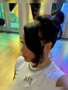 Cute Hairstyles For Medium Hair Birthday, Silk Press Hairstyle For Black Women, Flat Ironed Hair Black Hairstyles Short, Flat Iron Hairstyles For Black Women, Style With Scarf, Cute Hairstyles For Black Women, Pinterest Hairstyles, 2022 Hairstyles, High Bun Hair