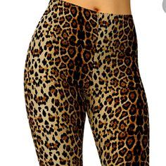 Viv Collection Women'sleopard Printed Leggings Print Stretch Tiger Print Bottoms, Casual Fitted Leopard Print Leggings, Leopard Print Leggings, Print Leggings, Printed Leggings, Colorful Leggings, Pant Jumpsuit, Leopard Print, Pants For Women