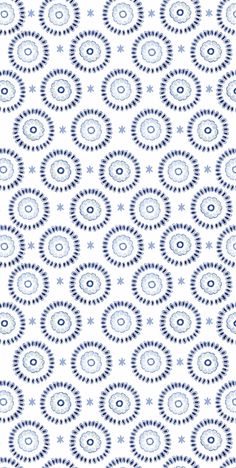 an abstract blue and white background with circular design on it's side, in the middle