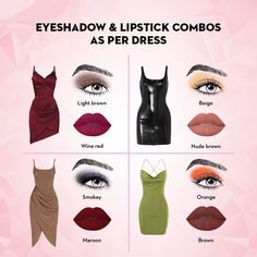 Makeup Knowledge, Eyeshadow Guide, Lipstick Combo, Bratz Makeup, Perfect Eyeshadow, Skin Tone Makeup, Makeup Ojos