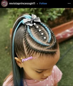 Braids For Girls, Girl Hair Dos, Easter Hairstyles For Kids, Beautiful Braided Hair, Toddler Hairstyles Girl, Girls Natural Hairstyles, Natural Hairstyles For Kids, Crazy Hair Day