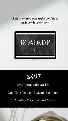 the roadmap is now available for free on line payment options no money fees instant access