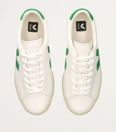 Find VEJA Leather Campo Sneakers on Editorialist. Standing the test of time as one of the most enduring street-style trends to date, the ubiquitous low-top sneaker is masterfully delivered by sustainability-centred label VEJA. Bearing the brand's signature 'V detail to the side and lettering to the heel, the Campo silhouette is achieved through a chrome-free leather upper and a sole with rubber sourced from the Amazon forest. Sporty Sneakers With Rubber Waffle Outsoles, Low-top Sneakers With Rubber Waffle Outsoles, Everyday Low-top Sneakers With Rubber Waffle Outsoles, Leather Sneakers With Rubber Waffle Outsoles For Everyday, Green Sporty Sneakers For Everyday, Green Everyday Sneakers For Spring, Amazon Forest, Blow Dry Salon, Wellness Trends