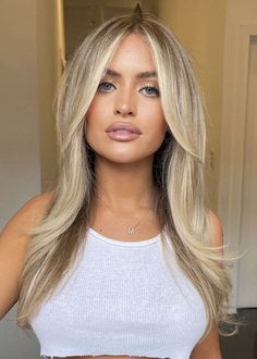 Penteado Cabelo Curto, Long Blonde, Hair Color And Cut, Hair Inspiration Color, Long Blonde Hair