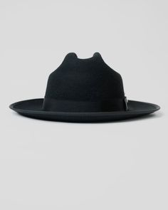 Southern Gents Miller Ranch Fedora - Black Fedora Hats For Men, Different Hat Styles, Ornament Ribbon, Trilby Fedora, Taking Chances, Grow Long Hair, Boy Models, Heavy Lifting, Sneaker Dress Shoes