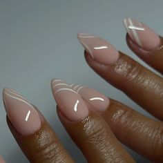 Dove nails by Sharon LLC♥︎🇳🇬 on Instagram: "Minimal Tuesday 🥰 #apres #gelx #gelxnails #dovenailsbysharon #apresgelx #apresambassador #happysunday #frenchtips #greensboronails #ncnailtech #charlottenails #greensboronailtech" Almond Nails Simple Design, Square Nails Ideas Medium, Winter Almond Nails Ideas, Apres Gel X Nails, Elegant Touch Nails, Gel Manicures, Matte Nails Design, Work Nails, Almond Nails Designs