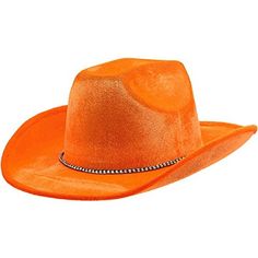 Cowboy Hat Halloween Costume, Orange Cowboy Hat, Sombrero Cowboy, Hat Halloween Costume, Orange Icons:), Orange Hats, Nike Hat, Party Store