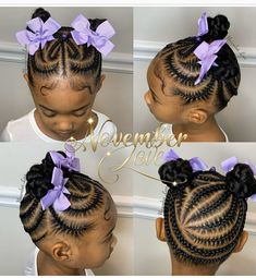 Kiddie Braids, S Braids, November Love, Braids And Beads, Black Baby Girl Hairstyles, Baby Girl Hairstyles Curly, Toddler Braids