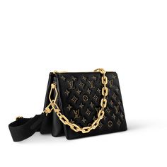 LOUIS VUITTON® - Coussin Pm - Black Louis Vuitton Sac, 2024 Runway, Handbags Louis Vuitton, Louis Vuitton Gifts, Trunk Bag, Monogram Bag, Silver Jewelry Fashion, Wallet Pouch, Wallet Chain